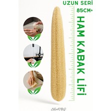 Eratos Kabak Lifi Maxi Boy - Beyaz Kabak Lifi - 85 cm + Boy - Kokusuz Lif - Premium Kabak Lifi