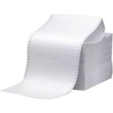 Meteksan Sürekli Form Kağıdı Kantar Fişi 1000'li 4 Nüsha 6X16 Beyaz Renkli Kullanım İçin