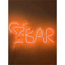 Bar Neon Tabela Neon Yazı LED Dekoratif Duvar Aydınlatması Neon Duvar Dekorasyonu