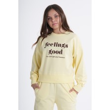 Haykids Sarı Kargo Cep Detaylı Baskılı Çocuk Alt Üst Takım 8-9-10-11-12 Yaş