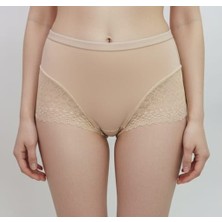 Value Kadın Yüksek Bel Dantelli Pamuklu Külot