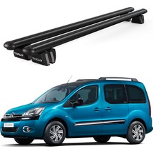 Today Auto Pençe Citroen Berlingo (2008-2018) Uyumlu Siyah Ara Atkı 135CM Port Bagaj Tavan Barı
