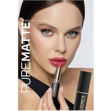 Aesco Pure Matte Powder Lipstick No: 112 - Pudralı Mat Ruj