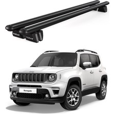 Today Auto Pençe Jeep Renegade (2014 ve Sonrası) Uyumlu Siyah Ara Atkı 135CM Port Bagaj Tavan Barı