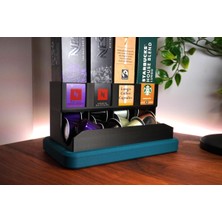 Öztürk Makine Nespresso Kapsül Kahve Standı 4'lü (Mavi Tabla Dahil)