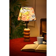 Evlight Fresh Ahşap Ayaklı Yeşil Kumaş Başlık Abajur Modern Tasarım ile Şık Kullanım Alanları