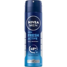 Aesco Men Erkek Sprey Deodorant Fresh Active 150 Ml,ter Kokusuna Karşı 48 Saat Koruma,okyanus Özleri,uzun Süren Ferahlık,alüminyum Içermeyen Formül