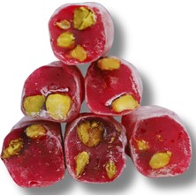 Fitil Lokum Narlı Antep Fıstıklı 500 Gr.jelatinsiz -Gulutensiz-Vegan-Helal