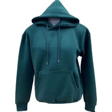 Canegem Unisex 3 İplik Şardonlu Kapüşonlu Hoodie – Kanguru Cepli, Kalın ve Sıcak Tutan Sweatshirt