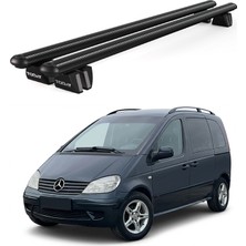 Today Auto Pençe Mercedes-Benz Vaneo (2001-2005) Uyumlu Siyah Ara Atkı 135CM Port Bagaj Tavan Barı