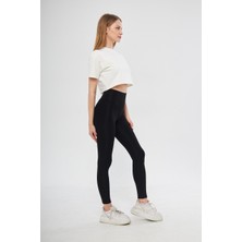 Wotto Collection Toparlayıcı Yüksek Bel Dalgıç Tayt (spor)