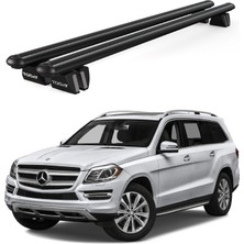 Today Auto Pençe Mercedes-Benz Gl (X166) (2013-2016) Uyumlu Siyah Ara Atkı 135CM Port Bagaj Tavan Barı