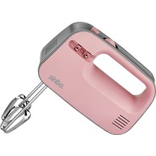 Sinbo SMX 2746 Kablolu El Mikseri 200 W Pembe 3 Kademeli Hız Paslanmaz Çelik Aparat Özellikleri