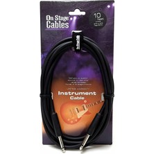 On Stage IC-10HS Heat-Shrink Enstrüman Kablosu | Isıyla Daralan Makaronlu Uçlar