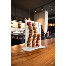 Öztürk Makine Yalnızca Nespresso Uyumlu Dekoratif Kahve Kapsül Standı - Masaüstü Organizer