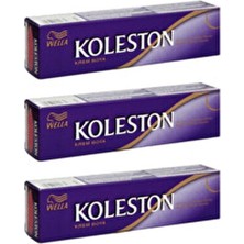 Wella Koleston Tüp Saç Boyası 3 Adet 7/1 Küllü Kumral