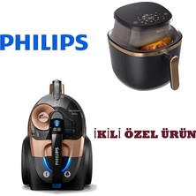 Philips Phılıps 2li Özel Set (Marathon Daily 7000 Serisi Süpürge +NA322/00 Air Fry