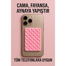 Case Collection Telefon Tutucu Vantuz Slikon Vakumlu Cep Telefonu Için Yapışkanlı Kaymaz Tutucu Cama Yapışan