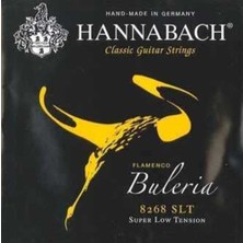 Hannabach 8268SLT Flamenko Gitar Alt 3'lü Tel Seti (Profesyonel - Yedek Bas Takımı) | Super Low Tension
