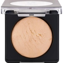 Aesco Yoğun Pigmentli Fırınlanmış Mat Pudra Baked Powder 021 Beige With Gold