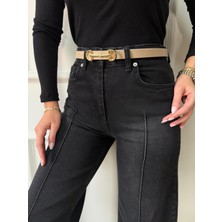 Size Özgü Ince Tokalı Vizon Kemer