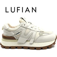 Kids Club Shoes Lufian 121230019 Emily Sneaker Unisex Deri Spor Ayakkabı Beyaz