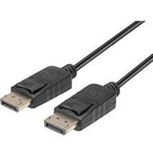 S-Link SW-SGG031 3m Display Port M/m Kablo Siyah Renk Esnek Yapı ile Geniş Uyumluluk