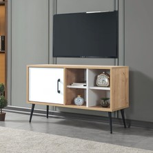EVMO Home 3111 Şile Tv Ünite 100 cm Beyaz - Safir