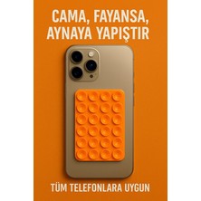 Case Collection Telefon Tutucu Vantuz Slikon Vakumlu Cep Telefonu Için Yapışkanlı Kaymaz Tutucu Cama Yapışan