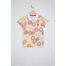 U.S. Polo Assn. Erkek Çocuk Beyaz Polo Yaka Tshirt %100 Pamuk