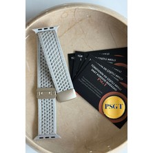 PSGT Apple Watch Uyumlu S10-42 mm 38 40 41 mm Kumaş Dokuma Manyetik Erkek Kadın Örme