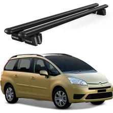 Today Auto Pençe Citroen C4 Grand Picasso (2007-2013) Uyumlu Siyah Ara Atkı 135CM Port Bagaj Tavan Barı