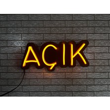 Neon LED Açık Yazısı