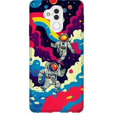 Lelia Huawei Mate 20 Lite Uyumlu Baskılı Şeffaf Telefon Kılıfı | Koleksiyon: Cosmicwhisper Skyset