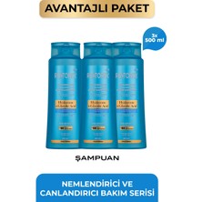 Restorex Hyaluronic Glycolic Acid Nemlendirici Canlandırıcı Şampuan 3 x 500 ml
