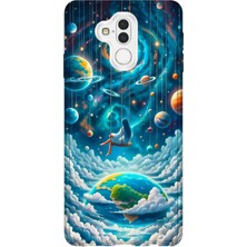 Lelia Huawei Mate 20 Lite Uyumlu Baskılı Şeffaf Telefon Kılıfı | Koleksiyon: Cosmicwhisper Skyset