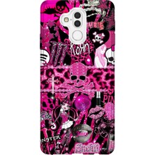 Lelia Huawei Mate 20 Lite Uyumlu Baskılı Şeffaf Telefon Kılıfı | Koleksiyon: Chromatica Aura