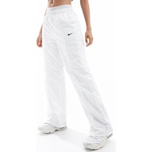 Nike Trend Woven Baggy Parachute Pants Kadın Dokuma Bol Kesim Paraşüt Eşofman Altı Beyaz