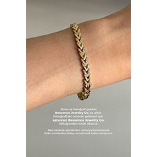 Bessence Jewelry Co Xupıng Bileklik Kalpli Taşlı - 17CM+2CM Ayarlanabilir