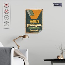 Akıllı Kağıt Statik Tutunma Özellikli Tablo - Poster Mizah (Model -13)