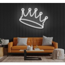 Kral Tacı- King - Neon LED Dekoratif Duvar Yazısı Tabelası Aydınlatması Gece Lambası Smc -1022