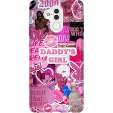 Lelia Huawei Mate 20 Lite Uyumlu Baskılı Şeffaf Telefon Kılıfı | Koleksiyon: Chromatica Aura