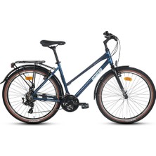 Carraro Sportive 722 27.5 Jant 21 Vites V-Fren 480H Şehir & Tur Bisikleti (Metalik Koyu Mavi)