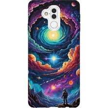 Lelia Huawei Mate 20 Lite Uyumlu Baskılı Şeffaf Telefon Kılıfı | Koleksiyon: Cosmicwhisper Skyset