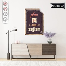 Akıllı Kağıt Statik Tutunma Özellikli Tablo - Poster Mizah (Model -23)