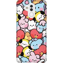 Lelia Huawei Mate 20 Lite Uyumlu Baskılı Şeffaf Telefon Kılıfı | Koleksiyon: Kawaiimilk Dreamies