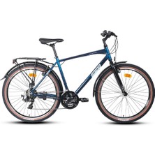 Carraro Sportive 721 27.5 Jant 21 Vites V-Fren 410H Şehir & Tur Bisikleti (Metalik Koyu Mavi)