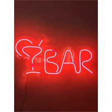 Bar Neon Tabela Neon Yazı LED Dekoratif Duvar Aydınlatması Neon Duvar Dekorasyonu