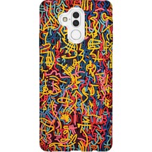 Lelia Huawei Mate 20 Lite Uyumlu Baskılı Şeffaf Telefon Kılıfı | Koleksiyon: Oneline Essence