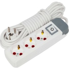 İNWATT 3'lü 5 Metre Anahtarlı Fiş Priz